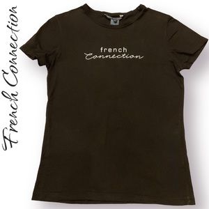 French Connection T shirt Black